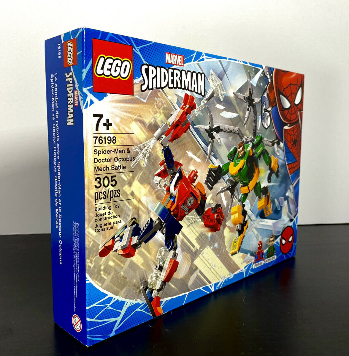 2021 LEGO Marvel Spider Man Spider Man and Doctor Octopus Mech