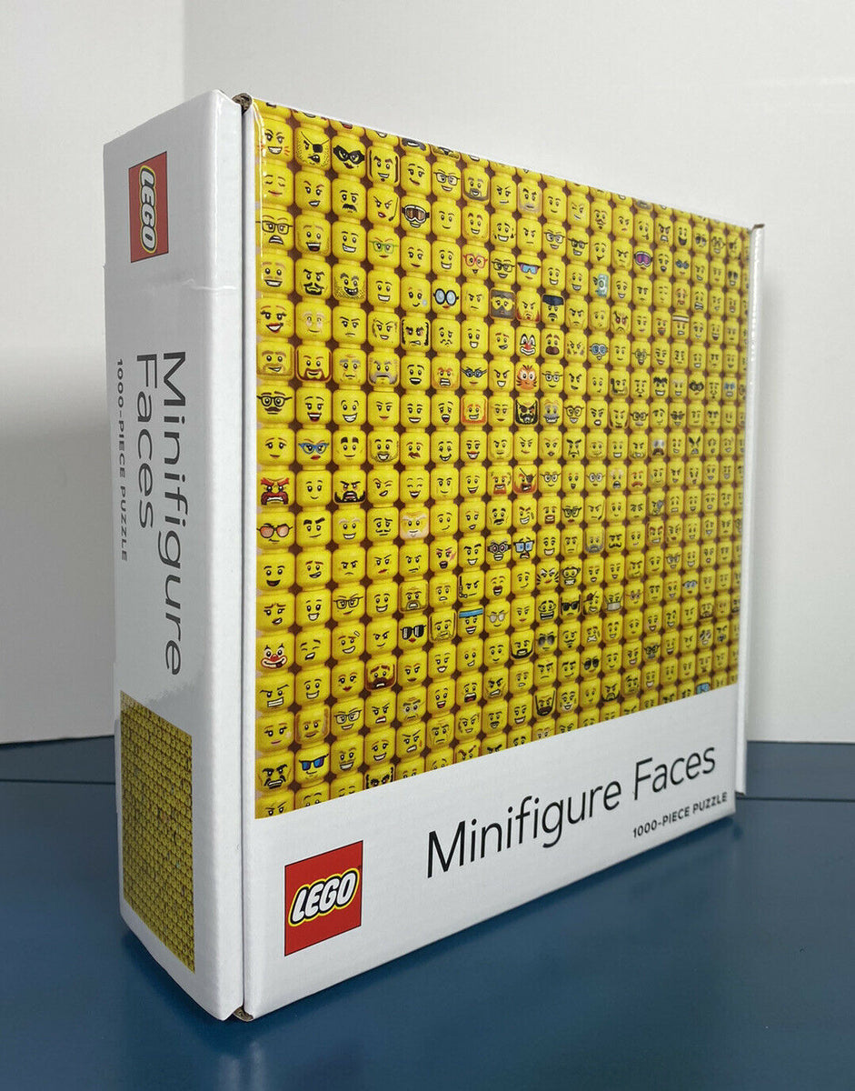 LEGO Minifigure Faces 1000-Piece Jigsaw Puzzle