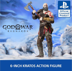 2024 PlayStation God of War Ragnarök - KRATOS (Survival Gear) 6in/15.2cm Figure