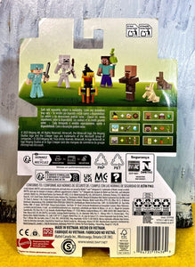 2024 Minecraft 15th Anniversary Figure: FLAMING SKELETON (w/ Bow & Arrow)