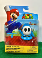 2020 JAKKS Pacific World of Nintendo Figure: LIGHT-BLUE SHY GUY (w/ Propeller)