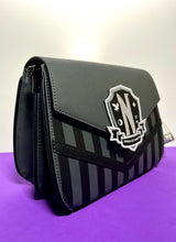 Load image into Gallery viewer, 2023 Loungefly - Wednesday Addams Nevermore Cosplay Crossbody Bag