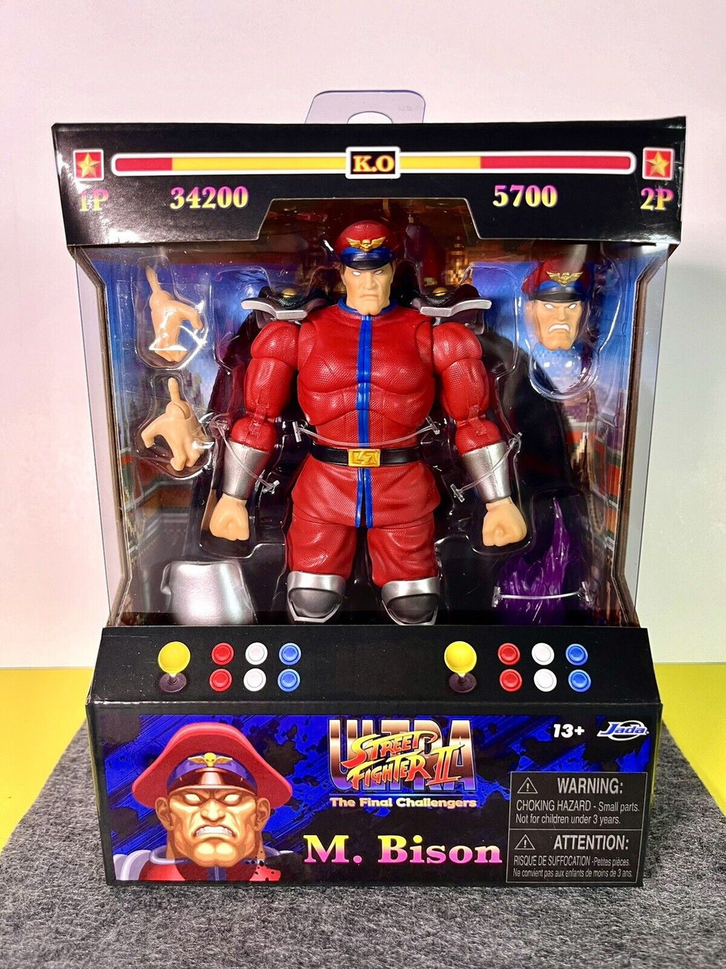 2024 Jada Toys Ultra Street Fighter II The Final Challengers- M. BISON Figure