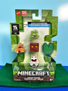 2024 Minecraft 15th Anniversary Build-a-Portal Figures: FROGS (w/ Magma Cube)