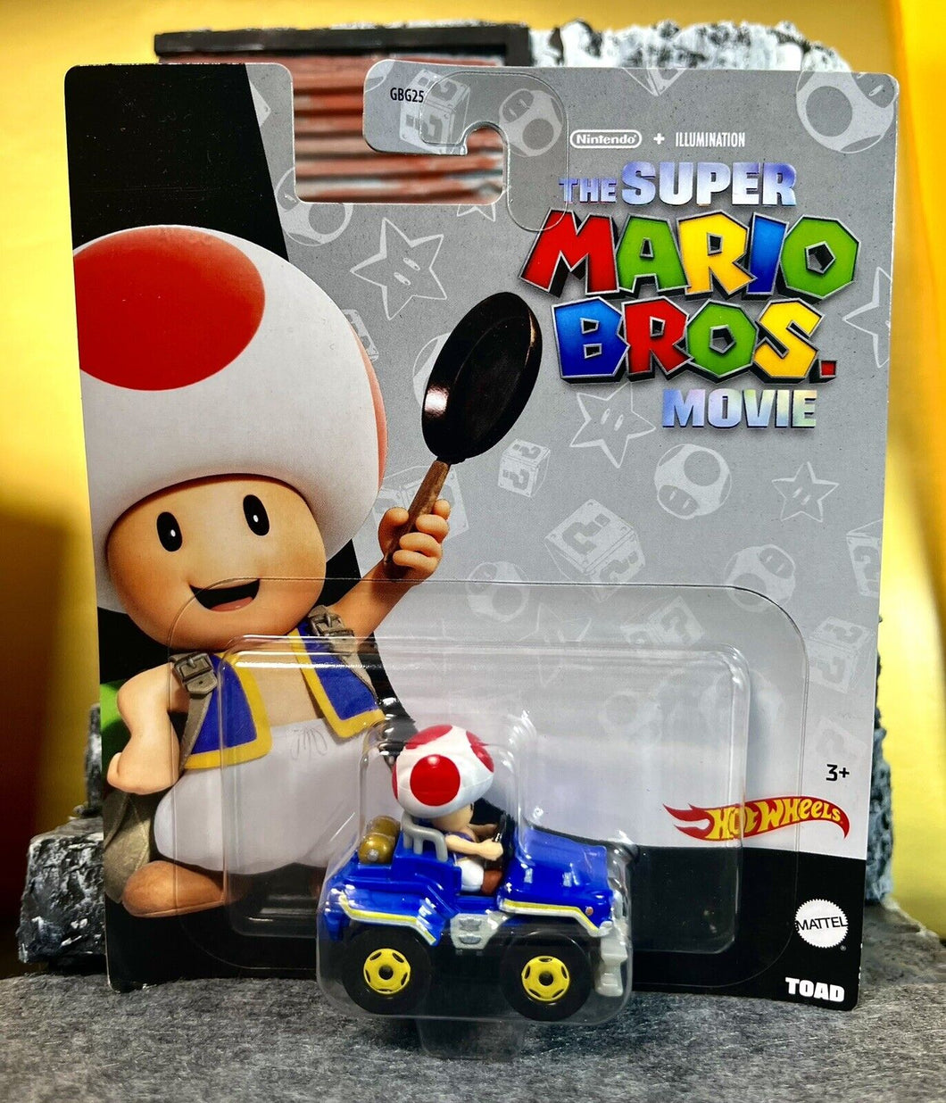 2023 Hot Wheels The Super Mario Bros. Movie - TOAD Diecast Car