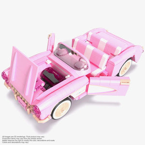 2023 MEGA Barbie The Movie - 1956 Pink Corvette Stingray Collector Building Set