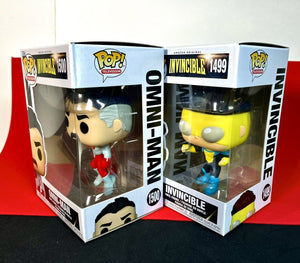 2024 Funko Pop! Television - OMNI-MAN (#1500) & INVINCIBLE (#1499) Bundle!