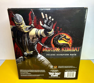 2021 Trick or Treat Studios Mortal Kombat SCORPION Deluxe Mask (Mortal Kombat X)