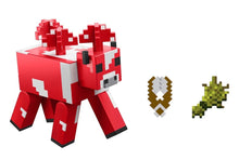 Load image into Gallery viewer, 2024 Minecraft 15th Anniversary Action Figure: MOOSHROOM (w/ Wheat &amp; Shears)