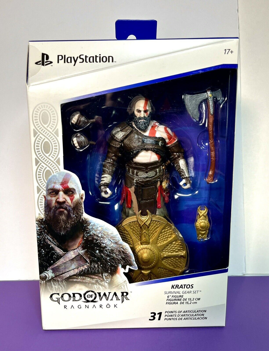 2024 PlayStation God of War Ragnarök - KRATOS (Survival Gear) 6in/15.2cm Figure