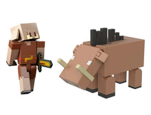 Load image into Gallery viewer, 2024 Minecraft 15th Anniversary Figure 2-Pack: PIGLIN VS. HOGLIN