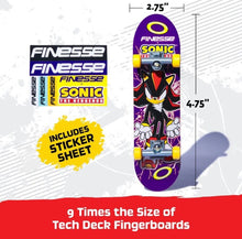 Load image into Gallery viewer, 2024 Tech Deck - Sonic the Hedgehog: SHADOW THE HEDGEHOG Handboard