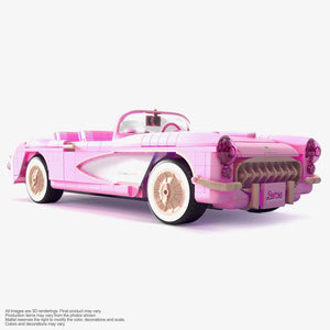 2023 MEGA Barbie The Movie - 1956 Pink Corvette Stingray Collector Building Set