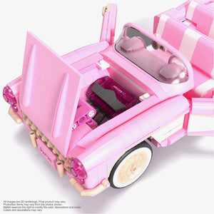 2023 MEGA Barbie The Movie - 1956 Pink Corvette Stingray Collector Building Set