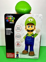 Load image into Gallery viewer, 2023 Jakks - The Super Mario Bros. Movie - Luigi 15in Poseable Plush Figure