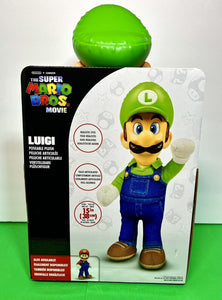 2023 Jakks - The Super Mario Bros. Movie - Luigi 15in Poseable Plush Figure