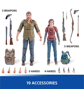 2024 PlayStation The Last of Us - JOEL & ELLIE 2-Pack 6in/15.2cm Figures