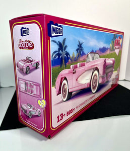 2023 MEGA Barbie The Movie - 1956 Pink Corvette Stingray Collector Building Set