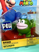 Load image into Gallery viewer, 2024 JAKKS Pacific World of Nintendo Figure: SPIKE (w/ POW Block)