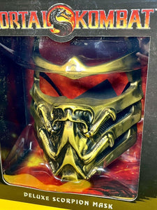 2021 Trick or Treat Studios Mortal Kombat SCORPION Deluxe Mask (Mortal Kombat X)