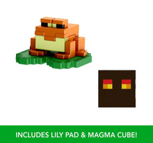 Load image into Gallery viewer, 2024 Minecraft 15th Anniversary Build-a-Portal Figures: FROGS (w/ Magma Cube)