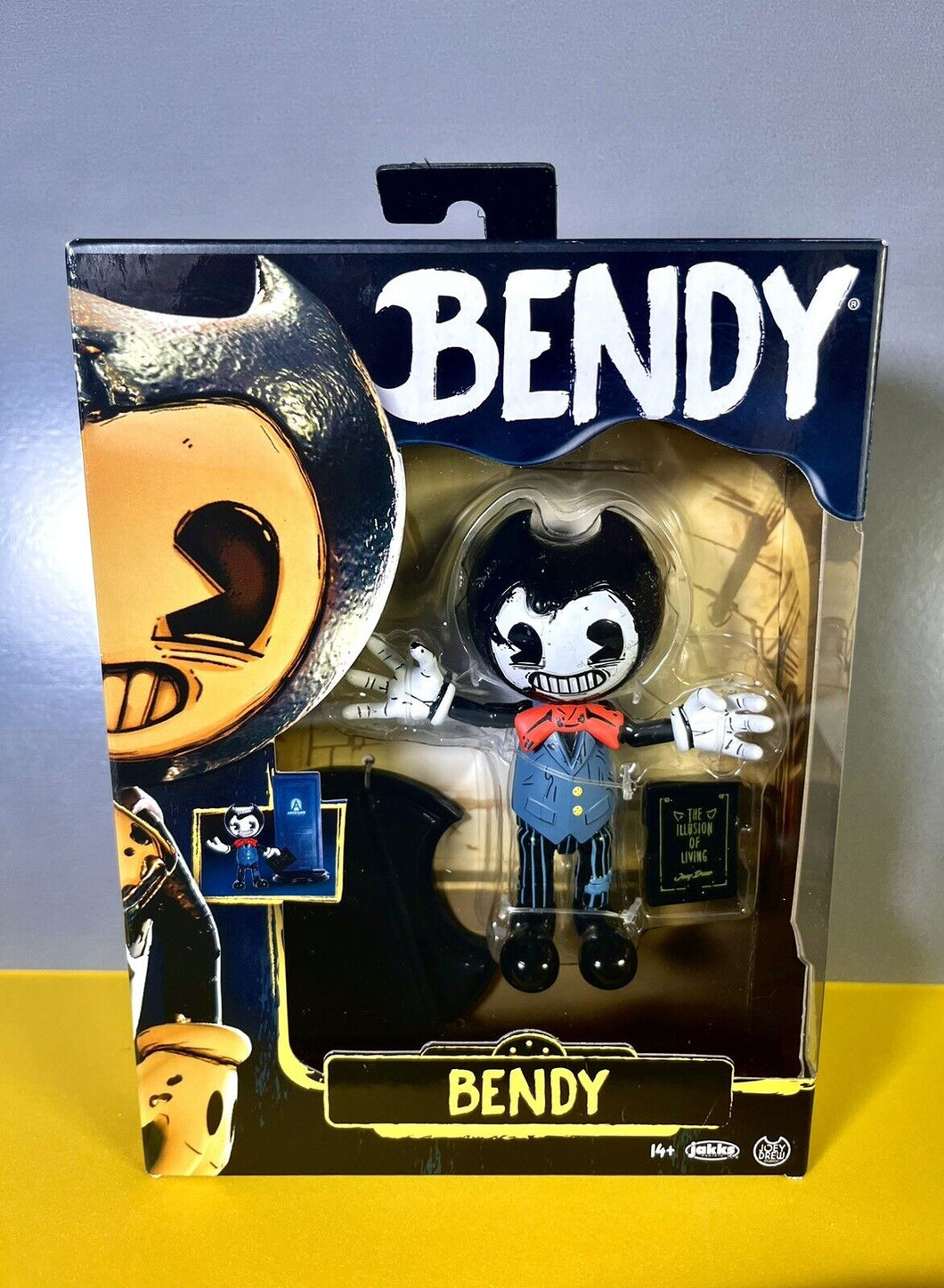 2024 JAKKS Pacific Bendy & The Ink Machine - BENDY (w/ Toy Train) - FULL COLOR