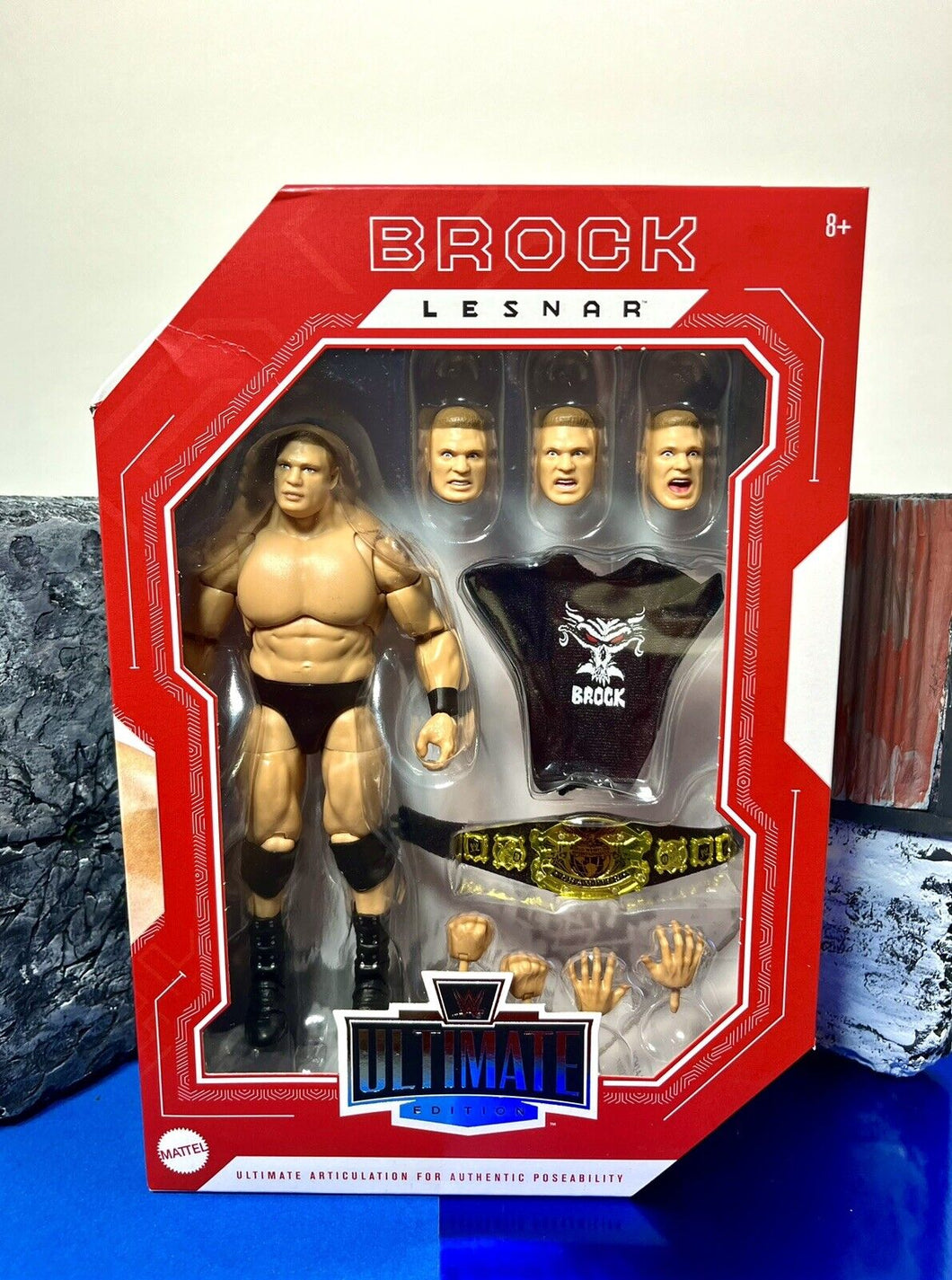 2023 WWE Ultimate Edition Ruthless Aggression Figure: BROCK LESNAR (2002)