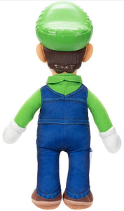 2023 Jakks - The Super Mario Bros. Movie - Luigi 15in Poseable Plush Figure