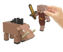 Load image into Gallery viewer, 2024 Minecraft 15th Anniversary Figure 2-Pack: PIGLIN VS. HOGLIN