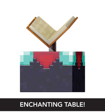 Load image into Gallery viewer, 2024 Mattel Minecraft- DIAMOND LEVEL STEVE (w Enchanted Table &amp; Enchanted Sword)