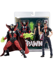 Load image into Gallery viewer, 2024 McFarlane Toys 30th Anniversary - TODD MCFARLANE &amp; SPAWN (1977) 2-Pack!