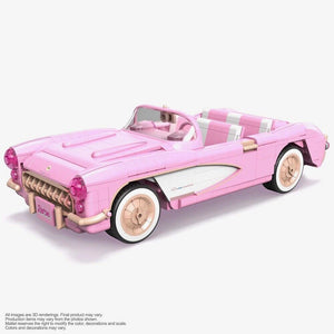 2023 MEGA Barbie The Movie - 1956 Pink Corvette Stingray Collector Building Set