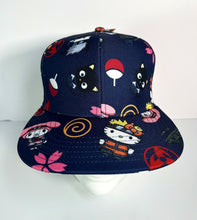 Load image into Gallery viewer, Bioworld Hello Kitty Sanrio x Naruto Limited Edition Snapback Hat OSFM