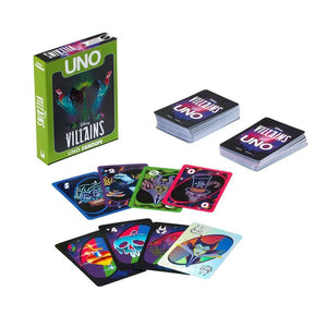 2024 UNO Fandom - Disney Villains Card Game - Brand New - Exclusive!