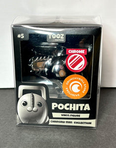 2024 YouTooz - Chainsaw Man Pochita Silver Chrome Version Exclusive!