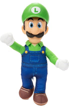 Load image into Gallery viewer, 2023 Jakks - The Super Mario Bros. Movie - Luigi 15in Poseable Plush Figure