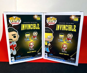 2024 Funko Pop! Television - OMNI-MAN (#1500) & INVINCIBLE (#1499) Bundle!