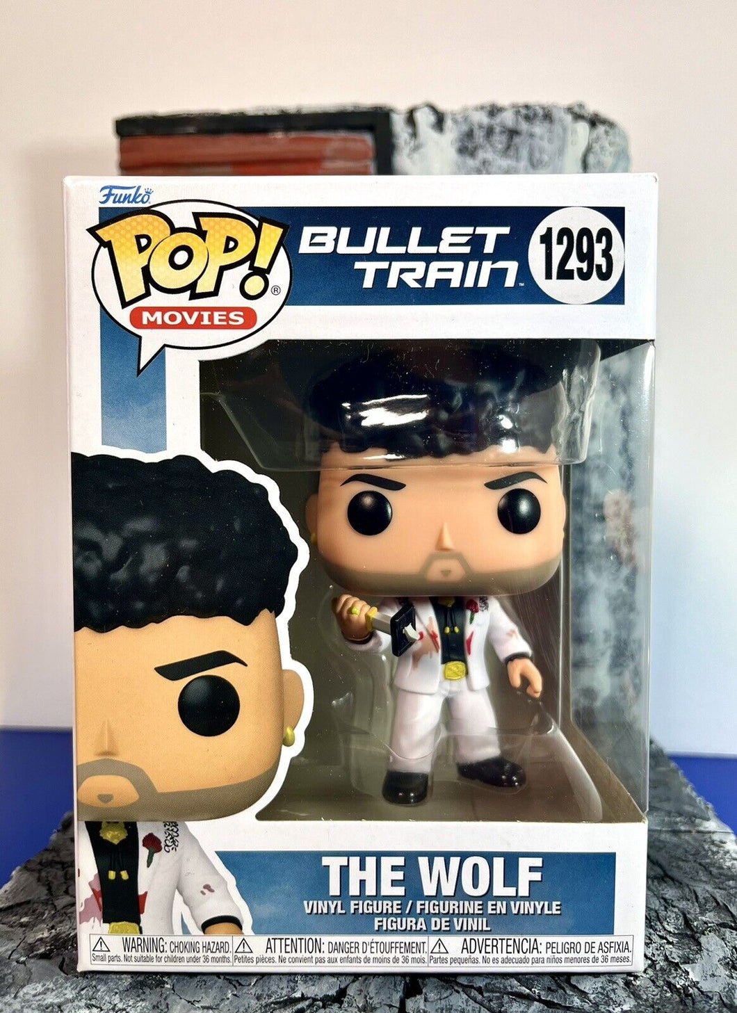 2023 Funko Pop! Movies - Bullet Train: The Wolf Vinyl Figure (Bad Bunny, #1293)