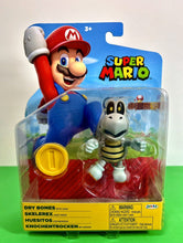 Load image into Gallery viewer, 2023 JAKKS Pacific World of Nintendo Figure: DRY BONES (w/ Coin)