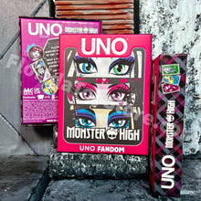 Load image into Gallery viewer, 2024 UNO Fandom - Monster High Card Game - Brand New - Exclusive!