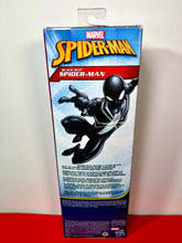 Load image into Gallery viewer, 2018 Hasbro Marvel Titan Hero Series - Black Suit Spider-Man 12in Figure