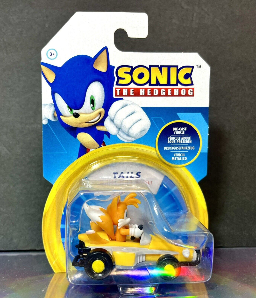 2021 JAKKS Sonic the Hedgehog 30th Anniversary Car - TAILS in WHIRLWIND SPORT