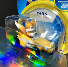 Load image into Gallery viewer, 2021 JAKKS Sonic the Hedgehog 30th Anniversary Car - TAILS in WHIRLWIND SPORT