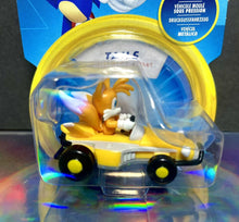Load image into Gallery viewer, 2021 JAKKS Sonic the Hedgehog 30th Anniversary Car - TAILS in WHIRLWIND SPORT