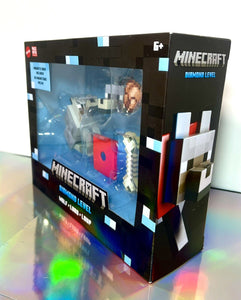 2023 Mattel Minecraft - DIAMOND LEVEL WOLF Collector Figure