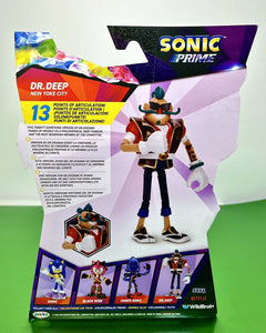 2024 JAKKS Pacifc Sonic Prime [Netflix] Figure: DR. DEEP (New Yoke City)