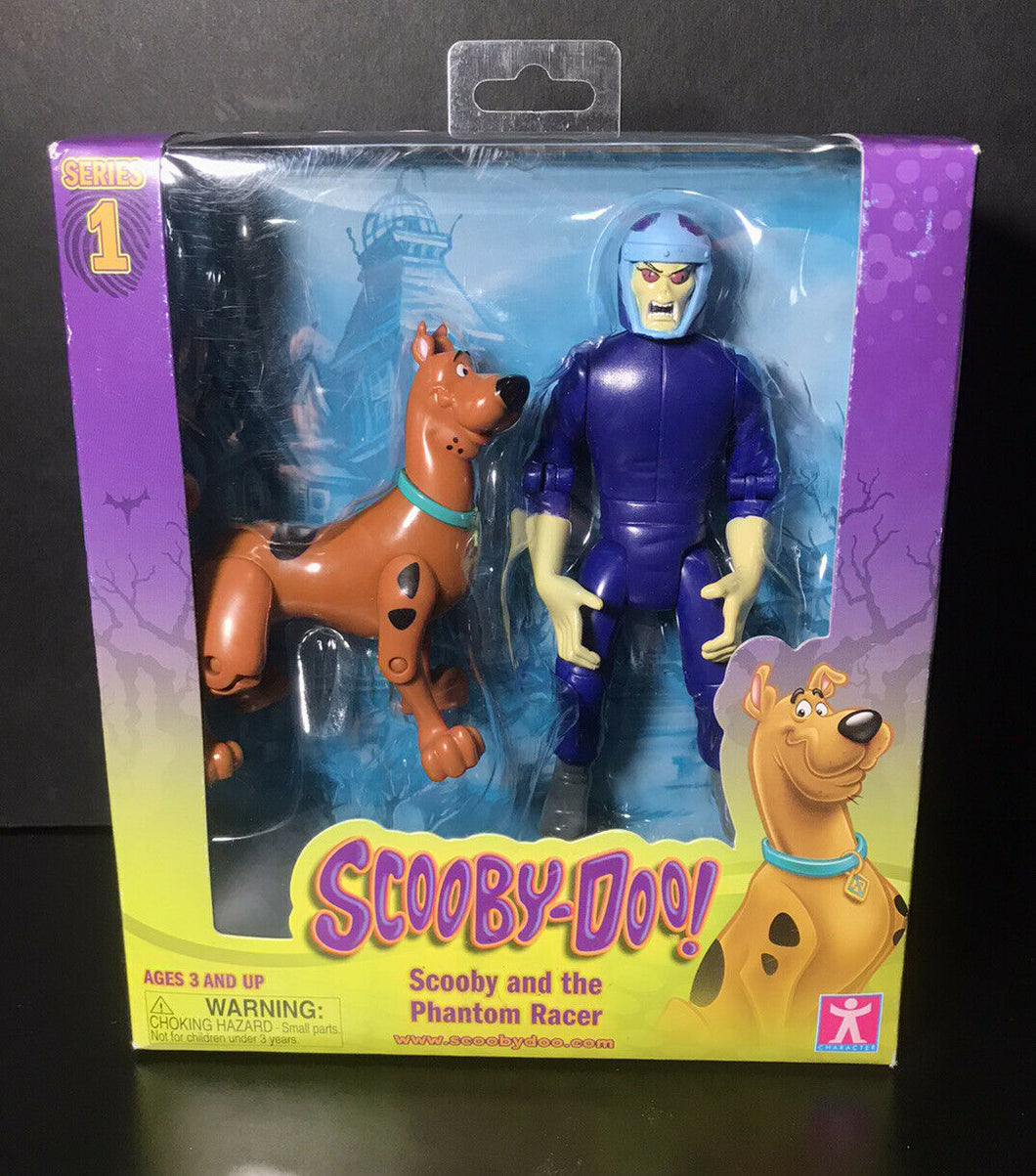 Scooby-Doo! Series 1: Scooby Doo and the Phantom Racer Action Figure Set