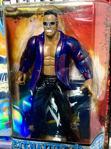 1999 JAKKS Pacific WWF - Survivor Signature Series 4 - THE ROCK (Limited Blue)