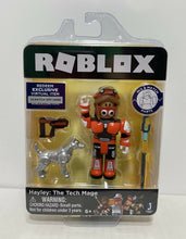 Load image into Gallery viewer, Jazwares Roblox - Haley: The Tech Mage Figure w/ Exclusive Virtual Code