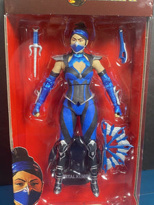 2020 McFarlane Toys Mortal Kombat Action Figure: KITANA (Edenian Blue)